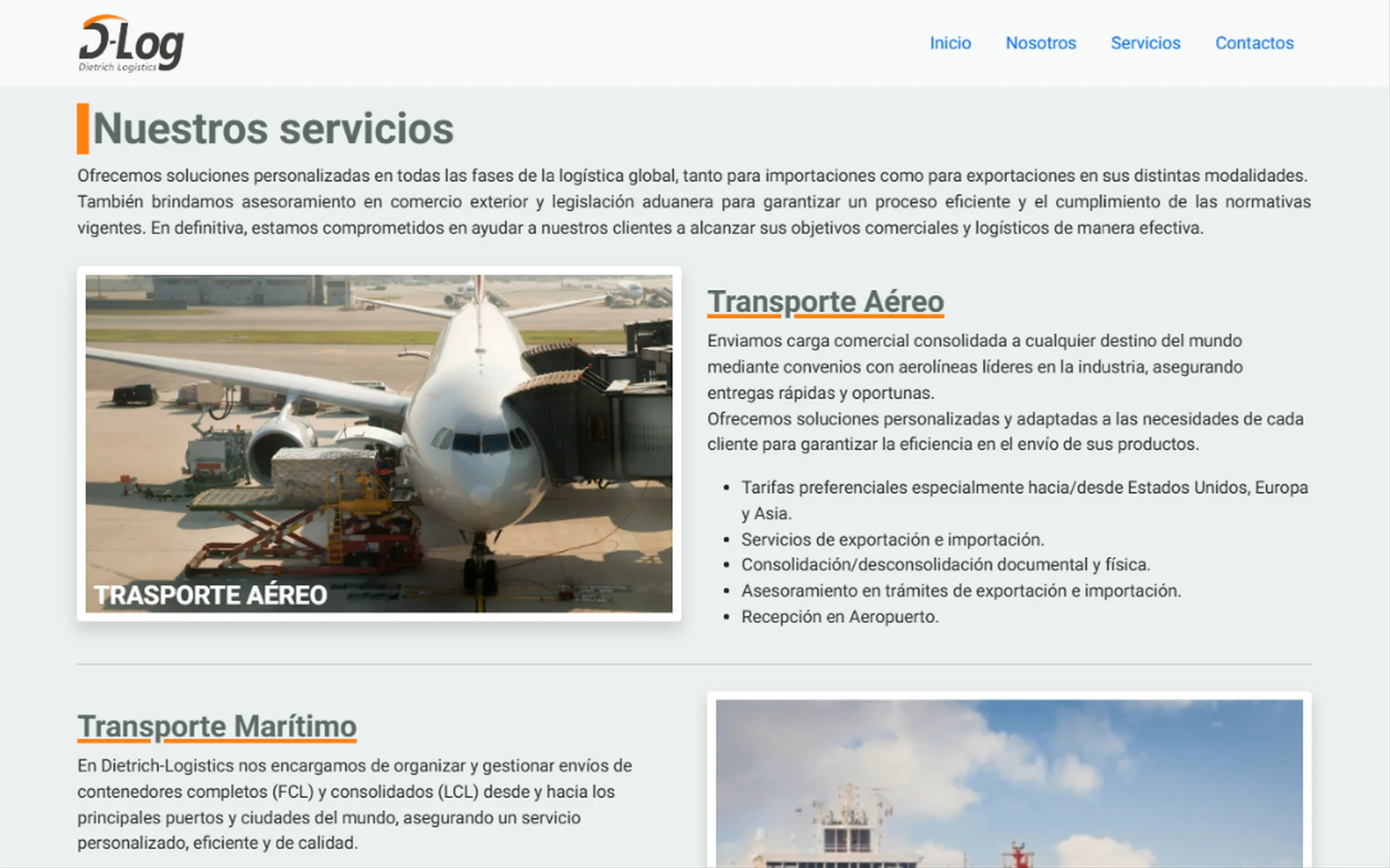 Servicios - Dietrich Logistics