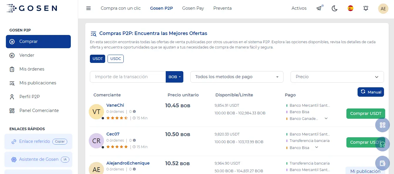 Peer to Peer - Gosen